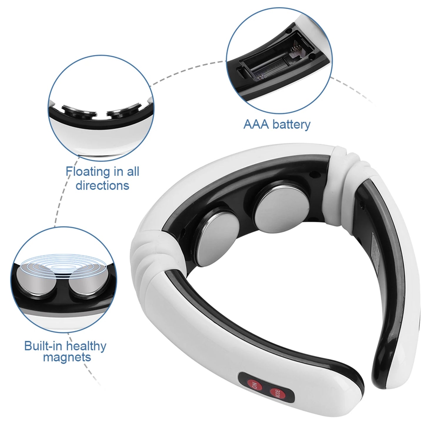 Mini Massageador Elétrico de Pescoço RelaxPrime™